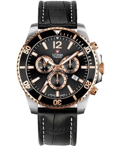 Orologio da Uomo Le Temps Swiss Naval Patrol Chrono