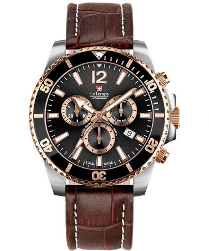 Orologio da Uomo Le Temps Swiss Naval Patrol Chrono