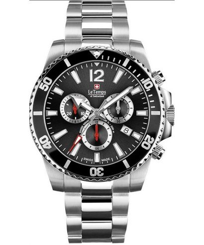 Orologio da Uomo Le Temps Swiss Naval Patrol Chronograph
