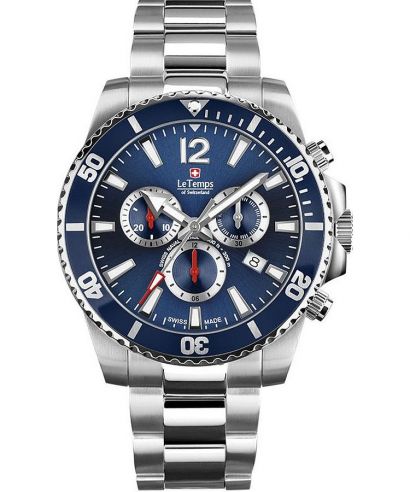 Orologio da Uomo Le Temps Swiss Naval Patrol Chronograph