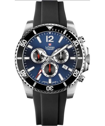Orologio da Uomo Le Temps Swiss Naval Patrol Chronograph