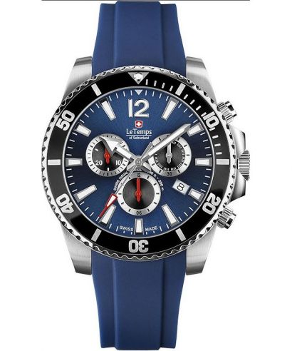Orologio da Uomo Le Temps Swiss Naval Patrol Chronograph