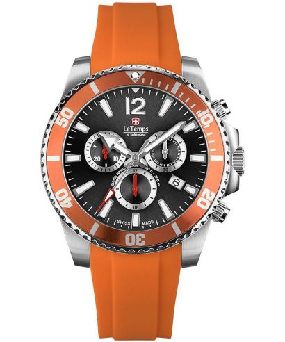 Orologio da Uomo Le Temps Swiss Naval Patrol Chronograph