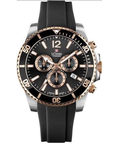 Orologio da Uomo Le Temps Swiss Naval Patrol Chronograph