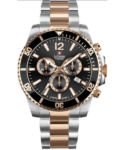 Orologio da Uomo Le Temps Swiss Naval Patrol Chronograph