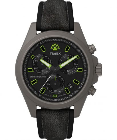 Timex TW2W91100 Orologio Uomo Tide-Temp Compass – Cassa 43mm Ottone, Cinturino Verde Tessuto, Impermeabile 10 ATM - 4