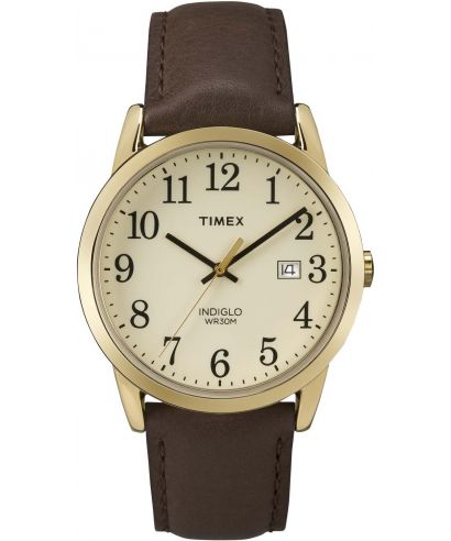 Timex Orologio Da Donna Easy Reader – Quadrante Bianco, Numeri Arabi, Cinturino In Acciaio Bicolore, Funzione Indiglo, 25mm, 30m Water Resistant