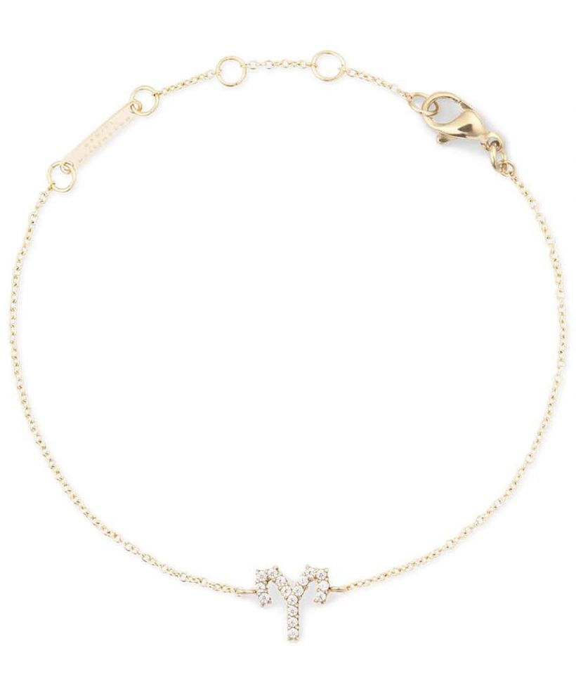 Bracciale Daniel Wellington Crystal Zodiac Chain Gold Aries