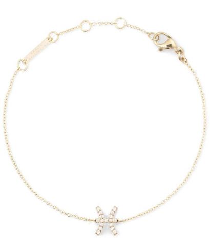 Bracciale Daniel Wellington Crystal Zodiac Chain Gold Pisces