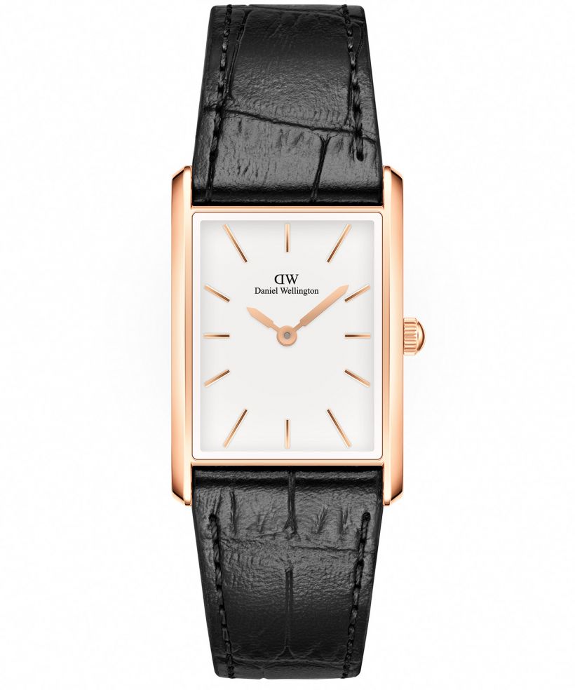 Orologio da Donna Daniel Wellington Bound Black Crocodile Rose Gold 24