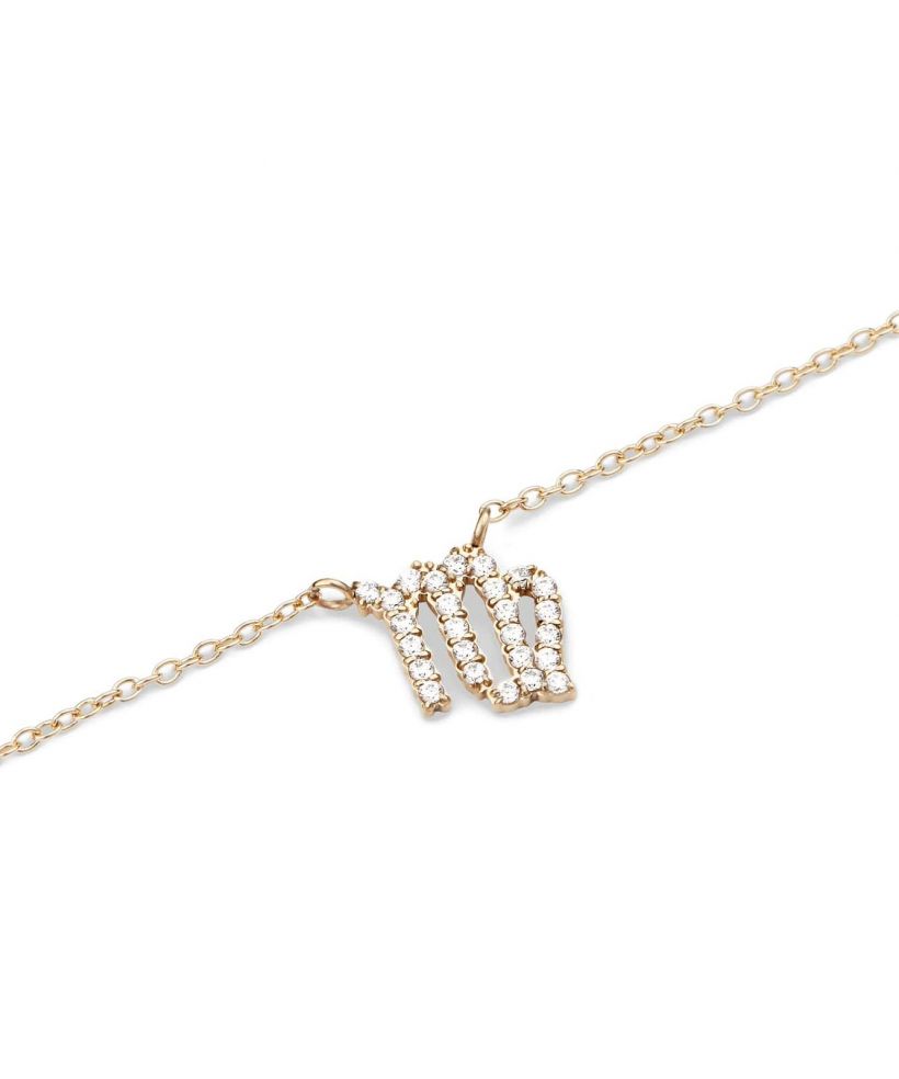 Collana Daniel Wellington Crystal Zodiac Chain Gold Virgo