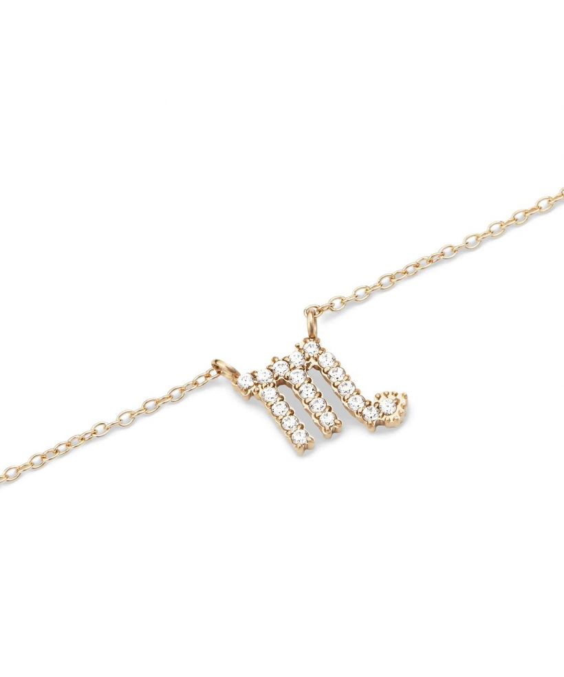 Collana Daniel Wellington Crystal Zodiac Chain Gold Scorpio