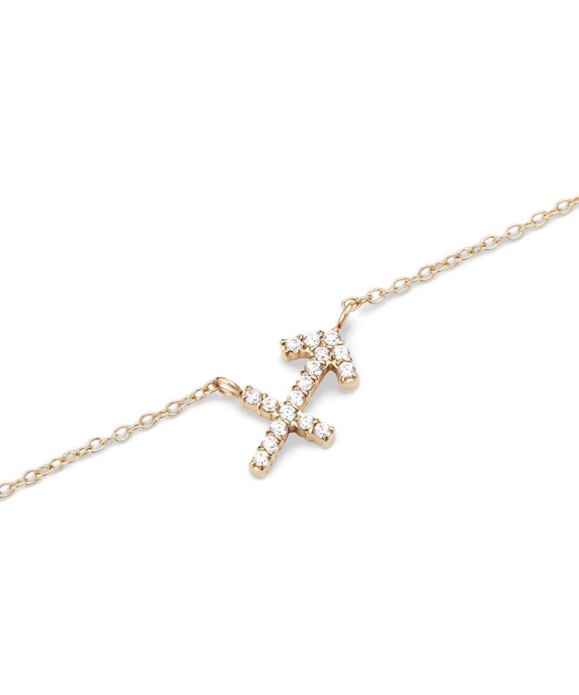 Collana Daniel Wellington Crystal Zodiac Chain Gold Sagittarius