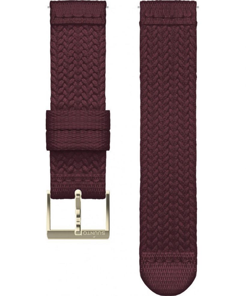 Striscia Suunto Athletic 5 Braided Textile Strap Burgundy Gold Size S