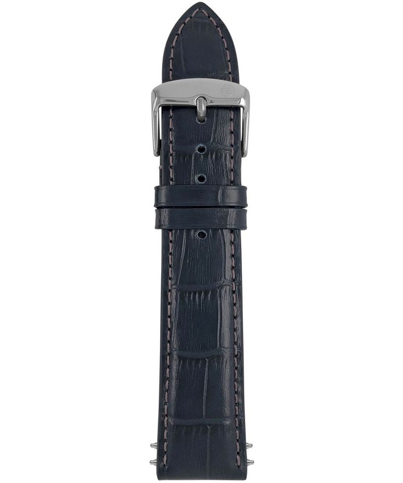 Cinturino Zeppelin Navy Blue Leather