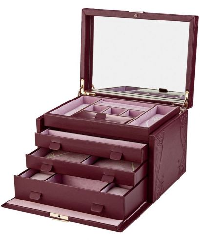 Scatola Wolf x Liberty - Ianthe Burgundy dimensione L