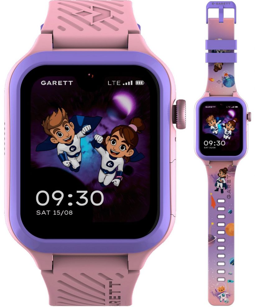 Smartwatch per Bambini Garett Kids Essa AI 4G Rosa SET