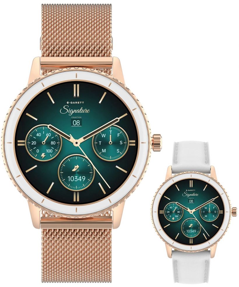 Smartwatch da Donna Garett Signature Grace Rose Gold Mesh SET