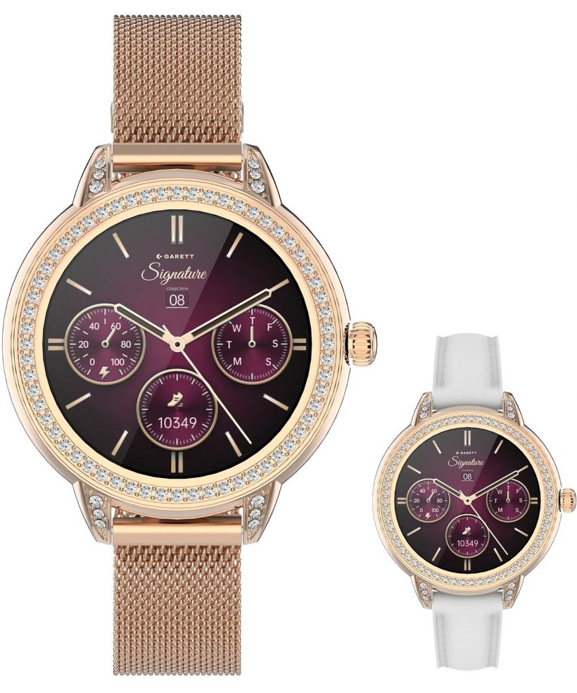 Smartwatch da Donna Garett Signature Stella Rose Gold Mesh SET