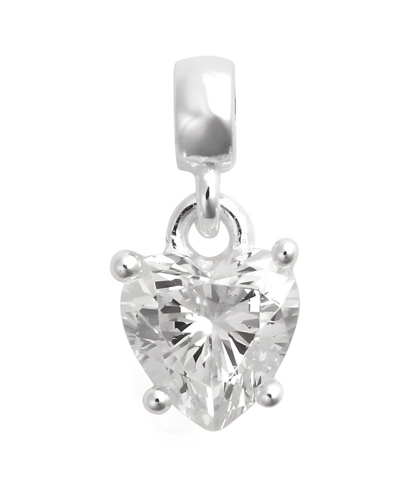 Pendente Daniel Wellington Heart White Crystal Charm