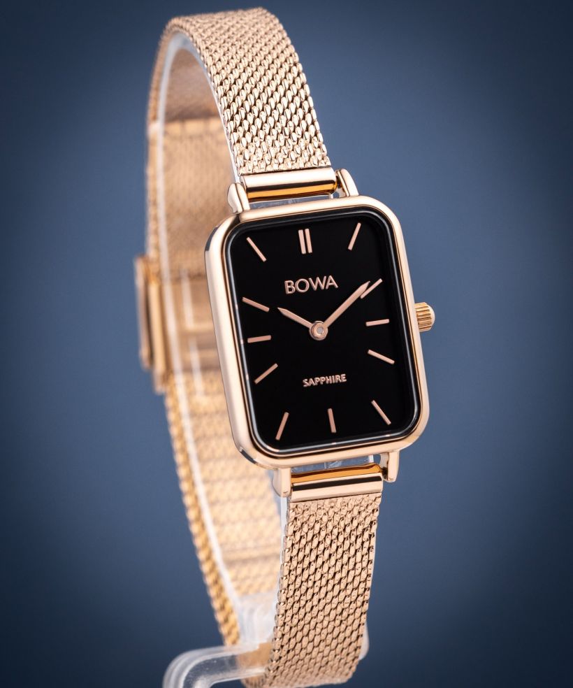 Orologio da Donna BOWA Dubai Black Rose-Gold Mesh 20