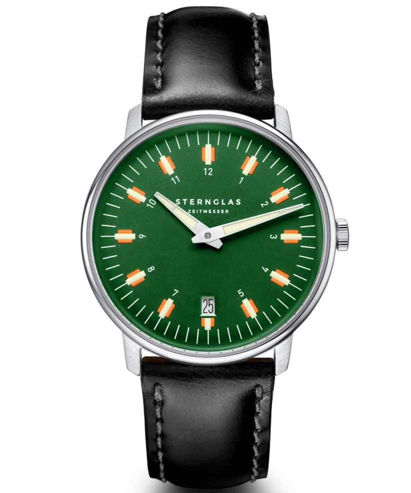 Orologio da Uomo Sternglas Egor Green Silver