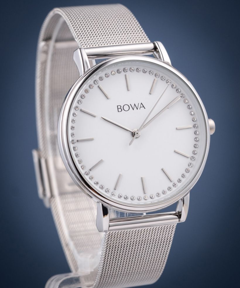 Orologio da Donna BOWA Rio White-Silver Mesh 38