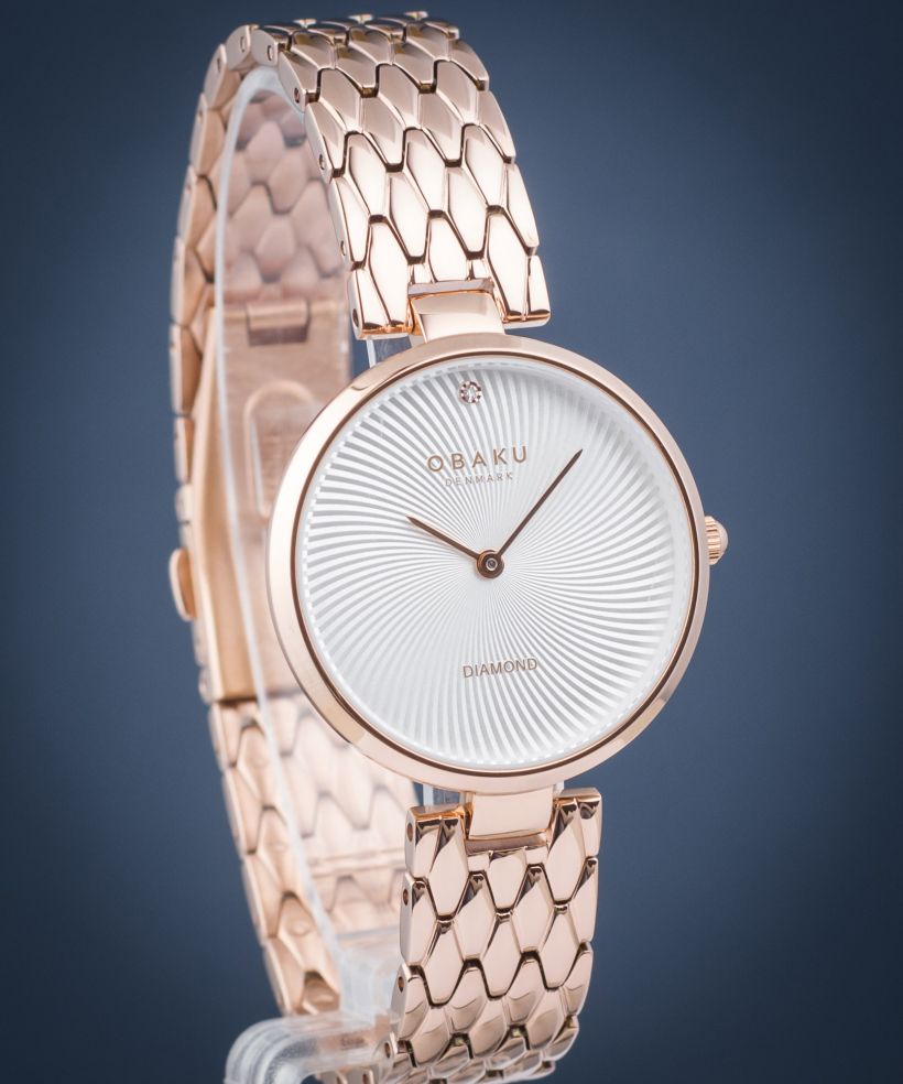 Orologio da Donna Obaku Diamant Fuchsia