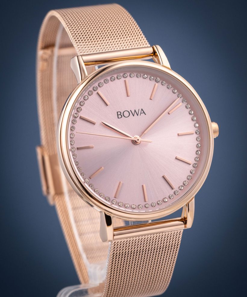Orologio da Donna BOWA Rio Full Rose Gold Mesh 38