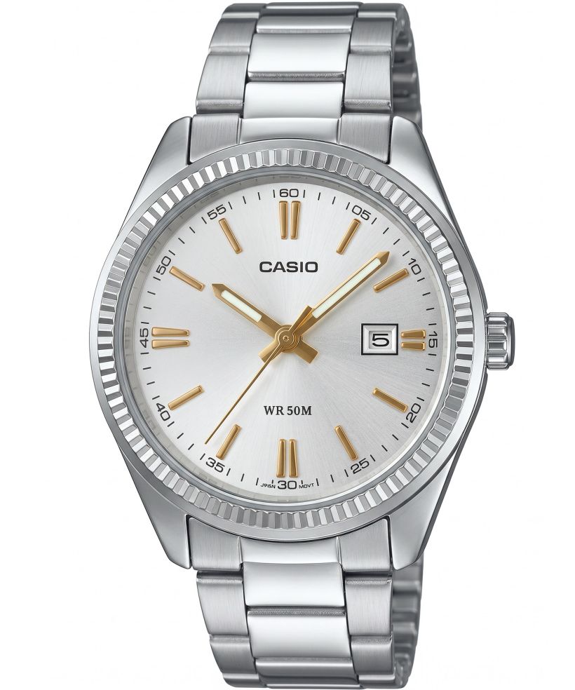 Orologio da Uomo Casio MTP bianco