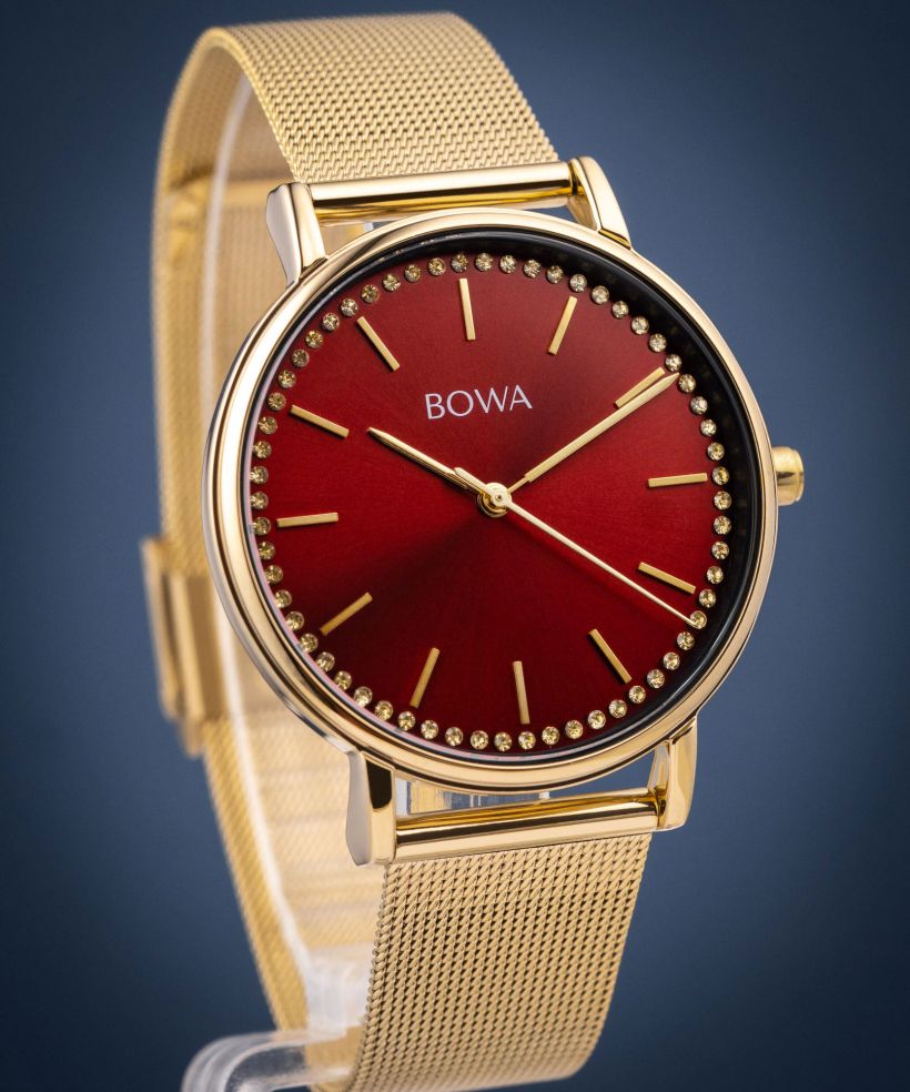 Orologio da Donna BOWA Rio Red-Gold Mesh 38