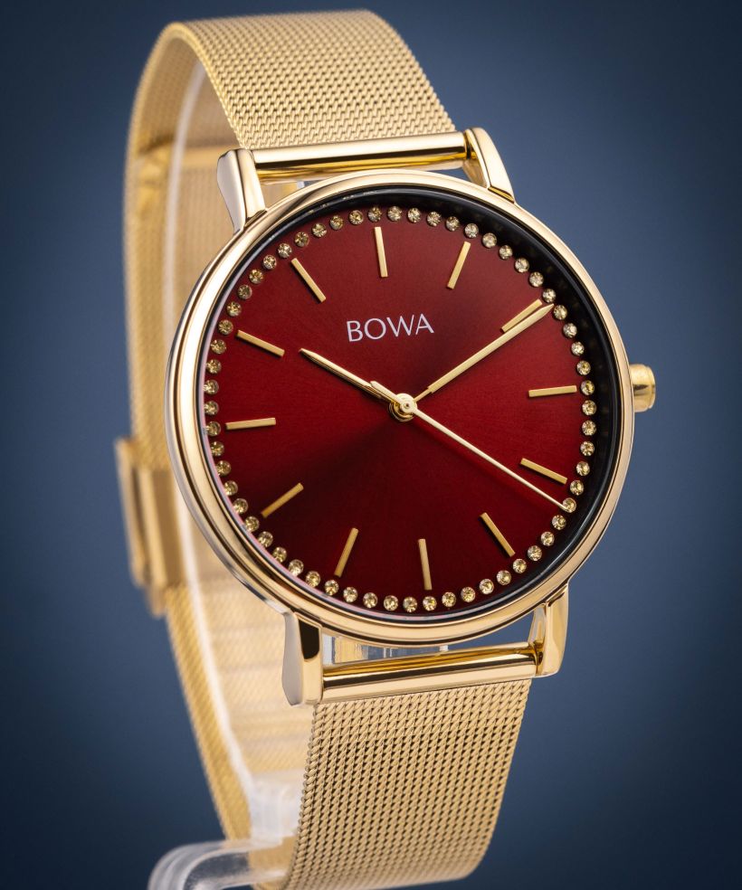 Orologio da Donna BOWA Rio Red-Gold Mesh 38