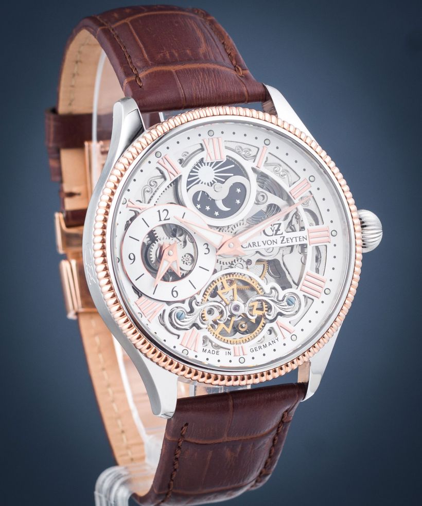 Orologio da Uomo Carl von Zeyten Kirnbach Skeleton Automatic