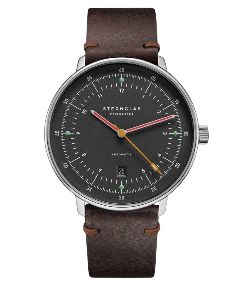 Orologio da Uomo Sternglas Hamburg Neugraphit Automatic