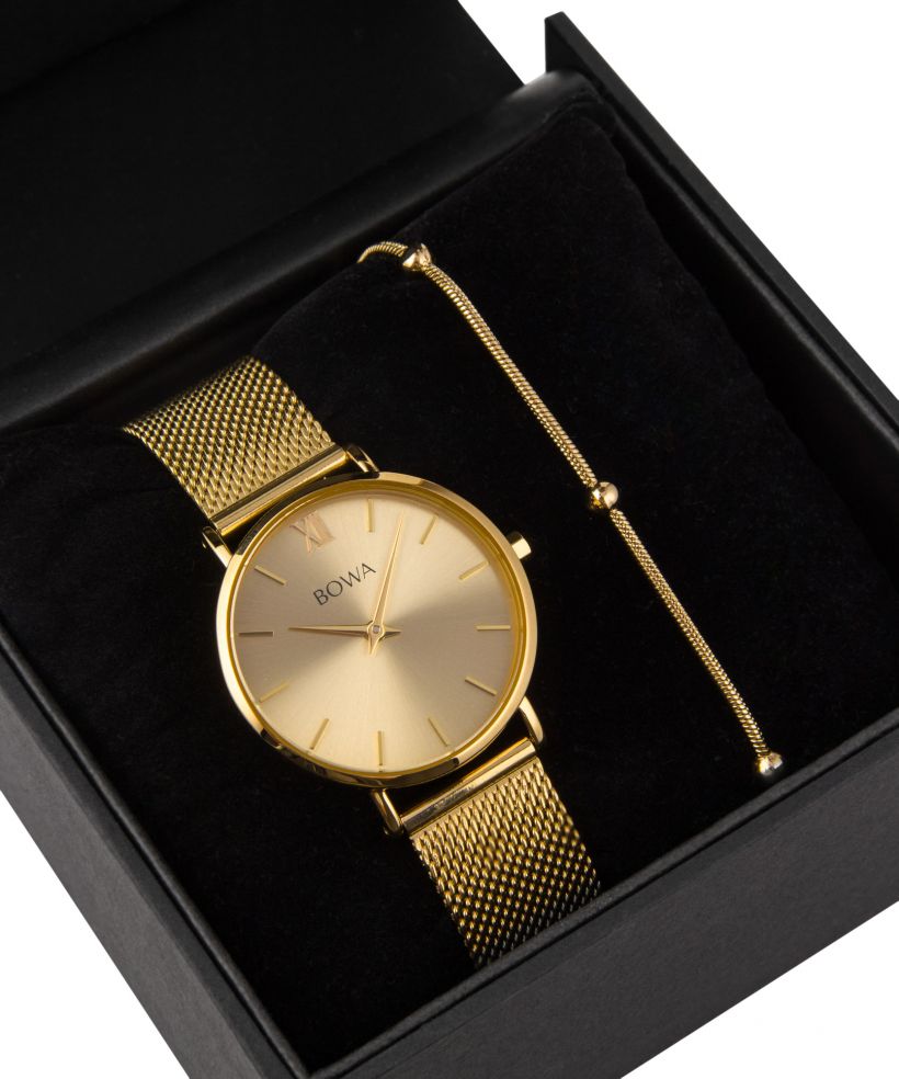 BOWA London Full Gold 33 Gift Set (orologio + bracciale)