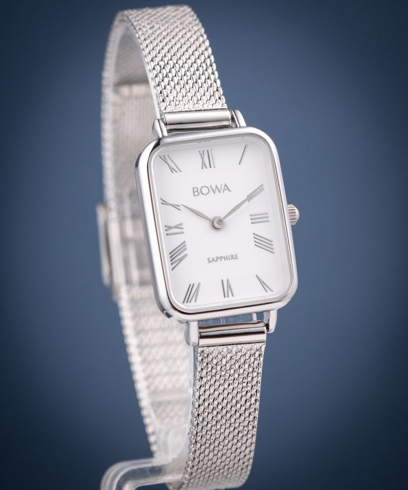 Orologio da Donna BOWA Dubai White-Silver Mesh 20