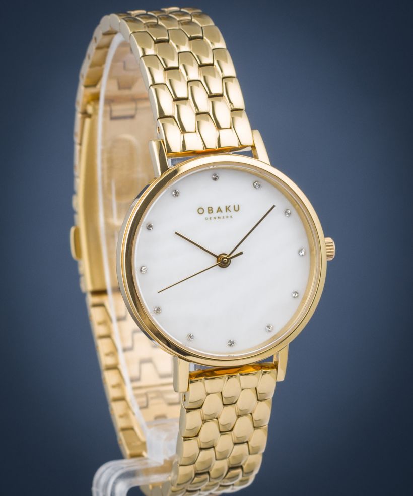 Orologio da Donna Obaku Brink Lille Perlemor Cider
