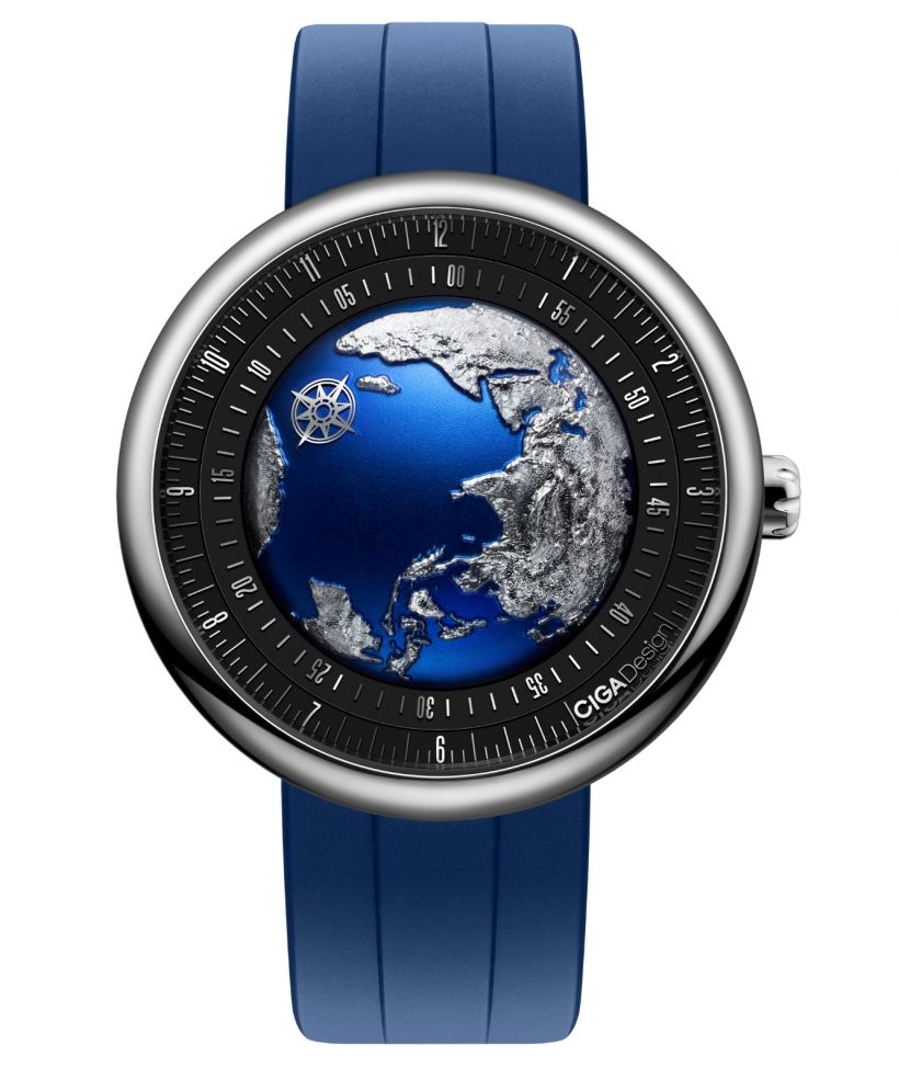 Orologio da Uomo Ciga Design Blue Planet GPHG 2021 Titanium