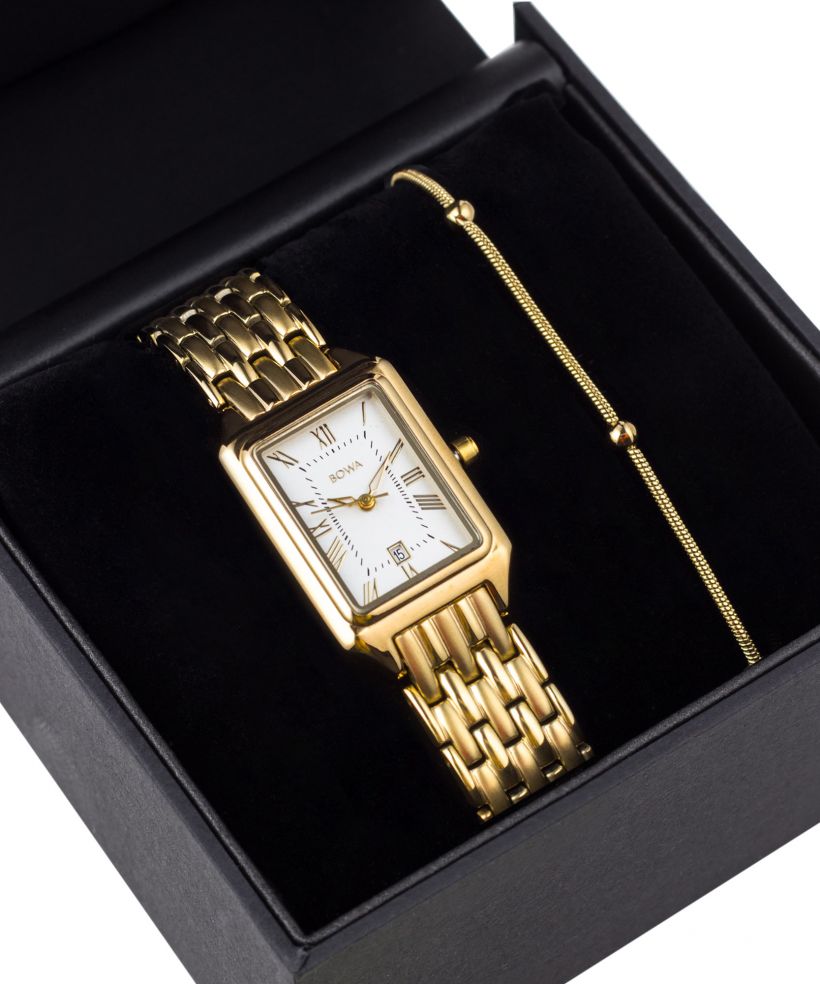 Orologio da Donna BOWA Barcelona White Gold Steel 23 Gift Set