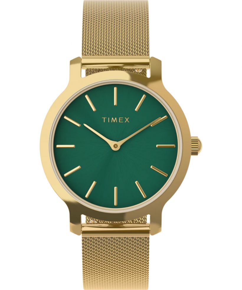 Timex TW2V31600 Orologio Da Donna – Acciaio Inossidabile E Placcato Oro – Impermeabile 50m – Con Datario