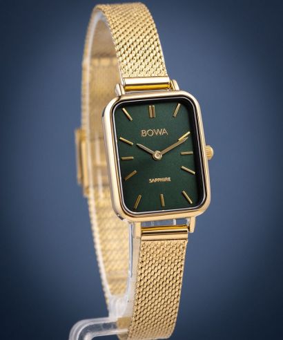 Orologio da Donna BOWA Dubai Green-Gold Mesh 20