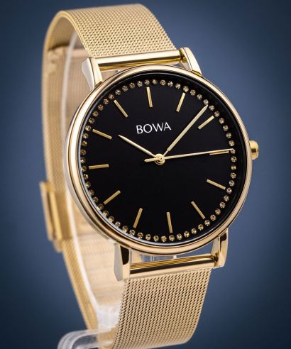 Orologio da Donna BOWA Rio Black-Gold Mesh 38
