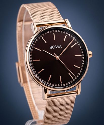 Orologio da Donna BOWA Rio Brown-Rose Gold Mesh 38
