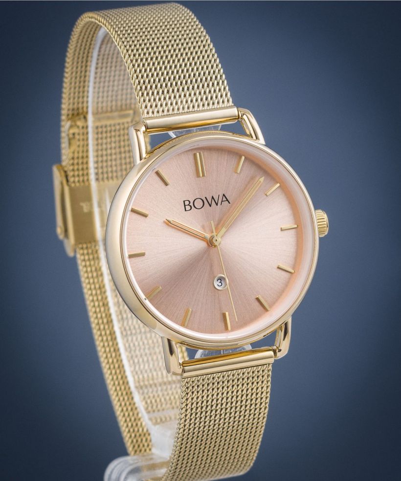 Orologio da Donna BOWA Milan Pink-Gold Mesh 34