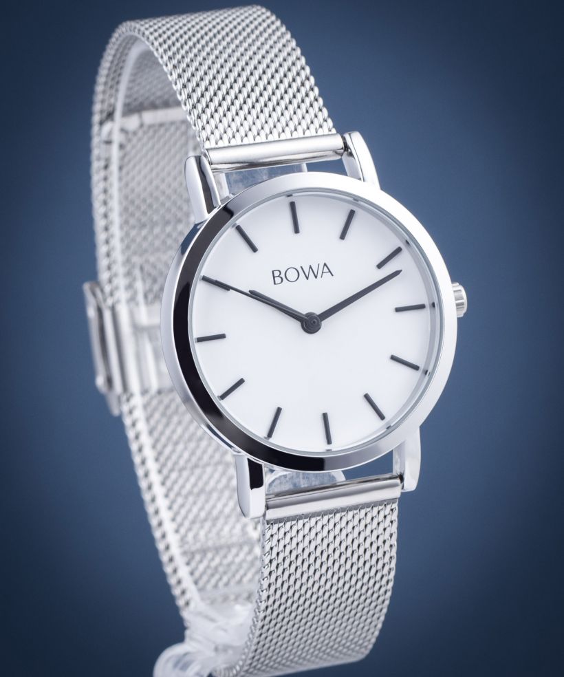 Orologio da Donna BOWA Tokyo White Black-Tone Mesh 33