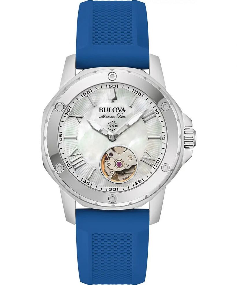 Orologio da Donna Bulova Marine Star Open Heart Automatic