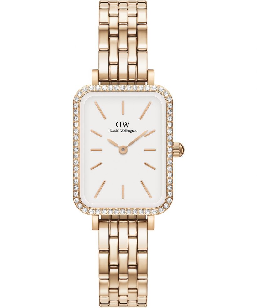 Orologio da Donna Daniel Wellington Quadro Lumine Bezel 5-Link Melrose 40