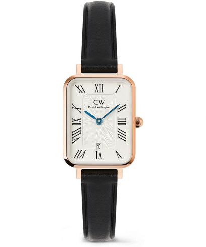 Orologio Unisex Daniel Wellington Quadro Roman Numerals Date Sheffield Rose Gold