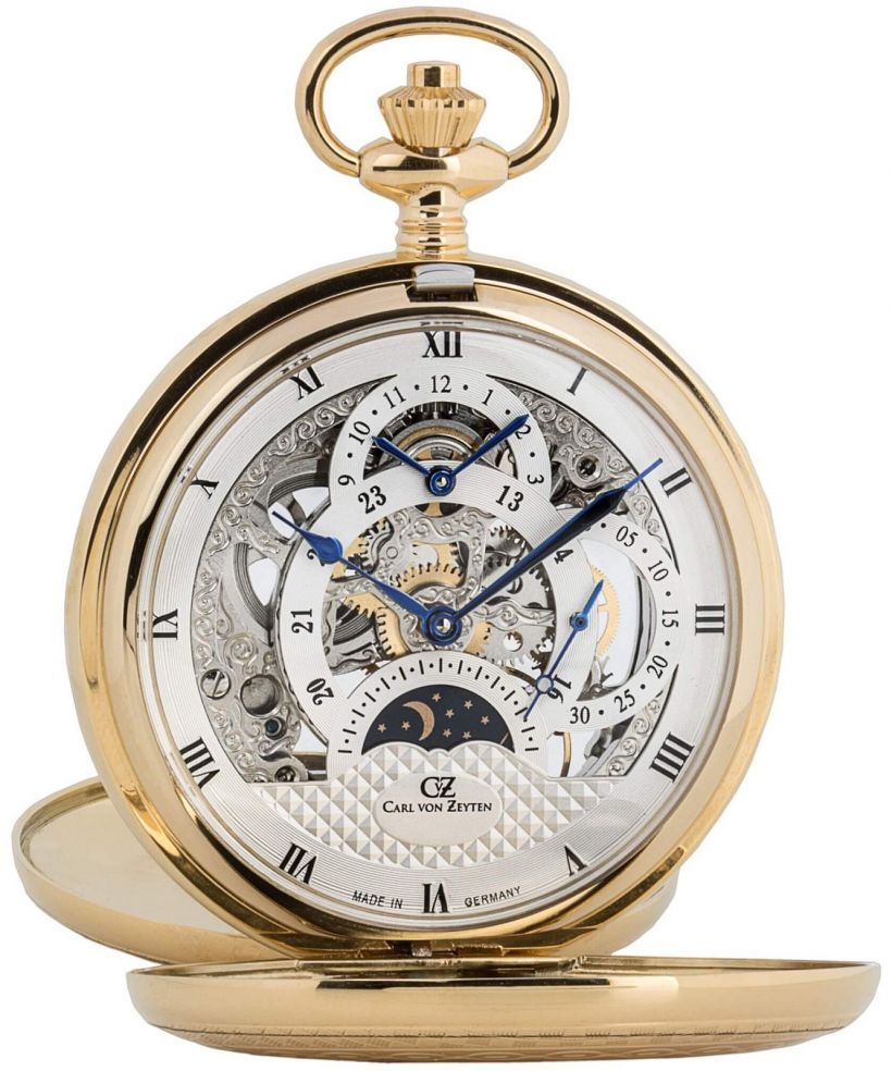 Orologio da Tasca Carl von Zeyten Alb Skeleton Mechanical