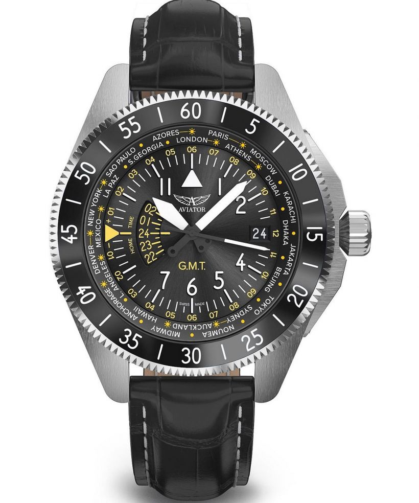 Orologio da Uomo Aviator Airacobra GMT